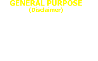 GENERAL PURPOSE (Disclaimer) This Website is intentionally  designed to provide informational  details about the hobby of trains,  so that individuals can make a  decision to join this club